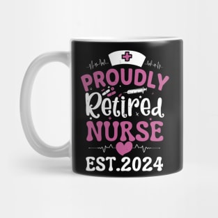 Proudly retired nurse 2024 Mug